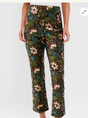 Tuckernuck Hazel Moonflower Velvet Ashford Pants. Size medium.